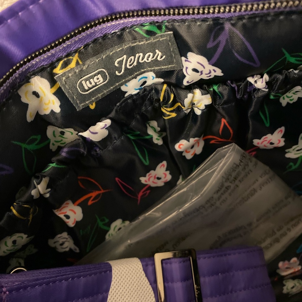 NWT Lug Tenor 2 Peice Crossbody Set Purple 💜 - Picture 10 of 13